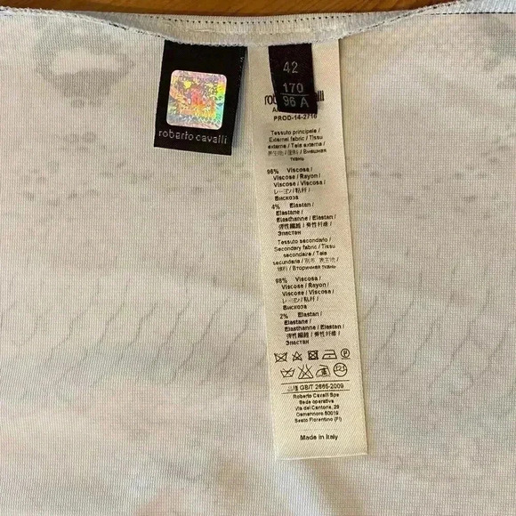 Roberto Cavalli Snake Print Sheath Midi Dress Stretch Office Siren Boardroom - Picture 13 of 15